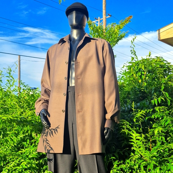 Boss, Hugo Boss Men's VIntage Pure Wool 3/4 Length Luxury Overcoat - Picture 1 of 17